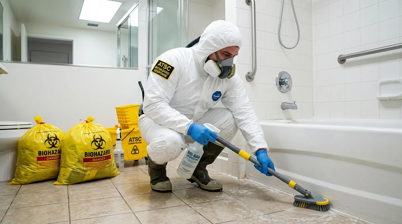 Decontamination equipment deployed for Blood Cleanup in Saint Anthony